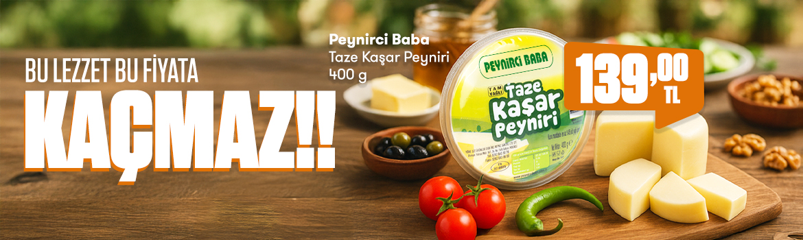 Peynirci Baba Kaşar Peyniri Kampanyası